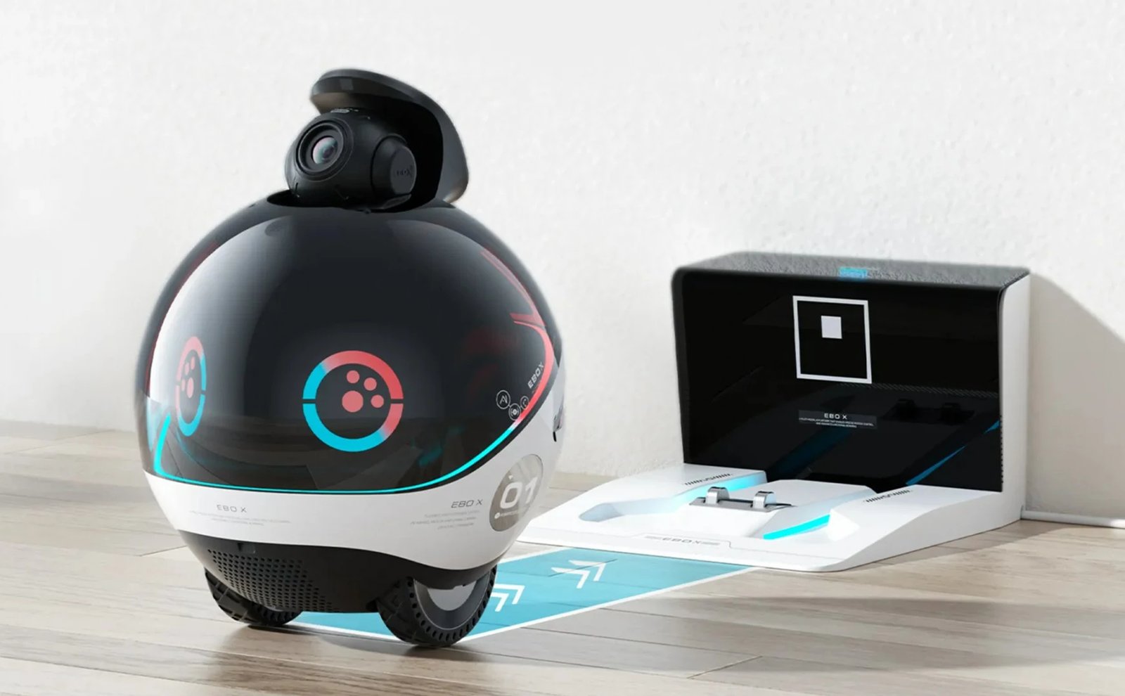Robot me kamera Enabot EBO X, 8 GB, i zi