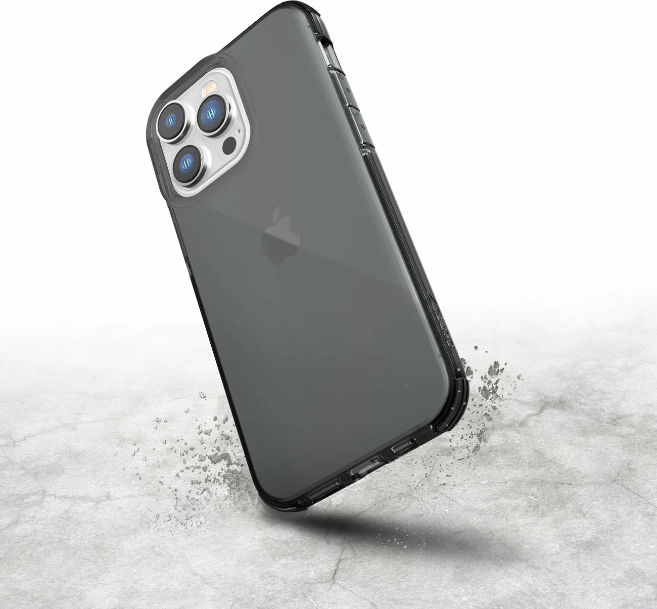 Mbështjellës Raptic X-Doria Clear për iPhone 14 Pro, MagSafe, Gri