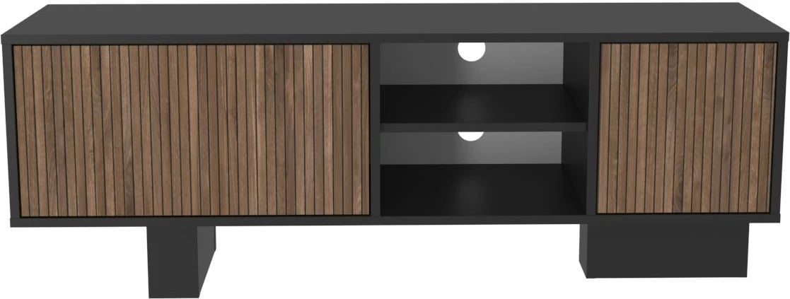 Komodë TV Skye Decor, ngjyrë monako, e zezë dhe kafe