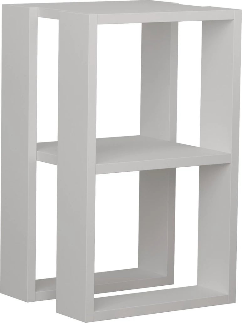 Komodin dy-katësh, ngjyrë e bardhë, Skye Decor, Lonie