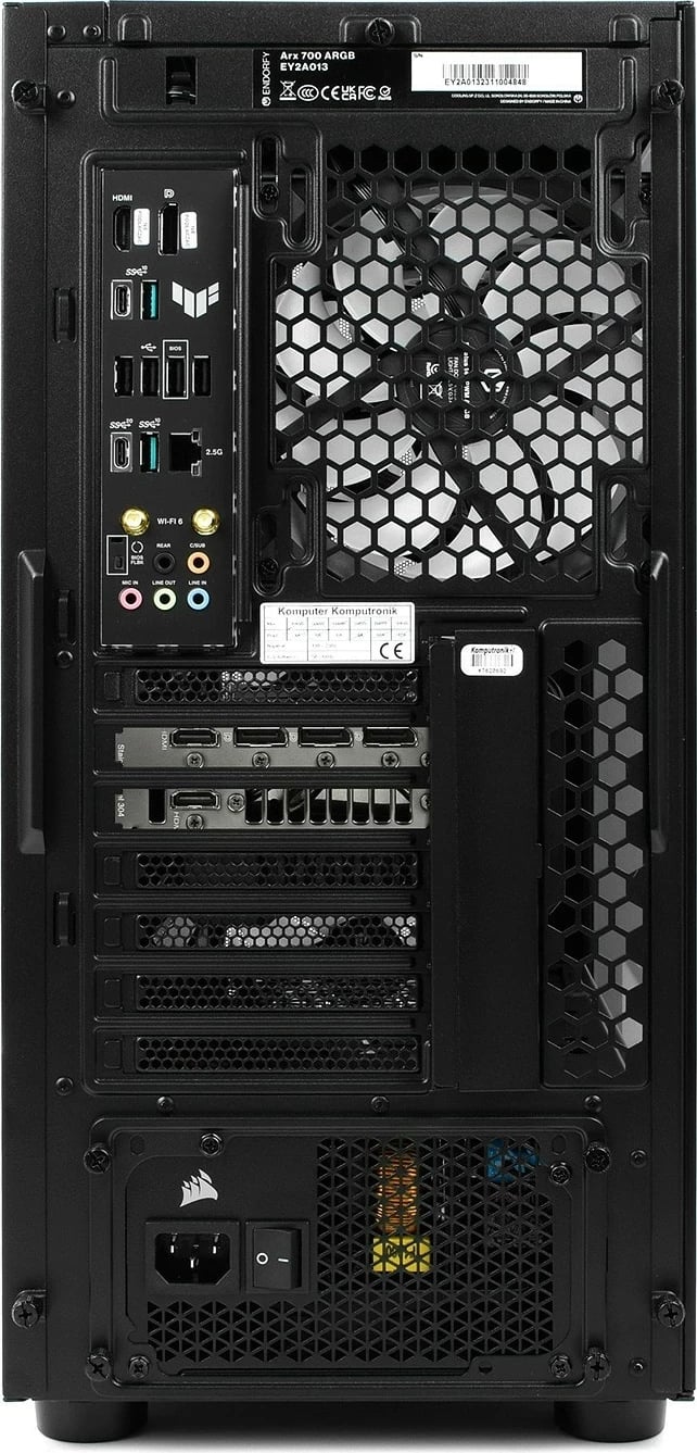 Kompjuter Komputronik Ultimate R970 B23, Ryzen 9, RTX 4080 Super, 64GB, 4TB+8TB, W11H, e zezë