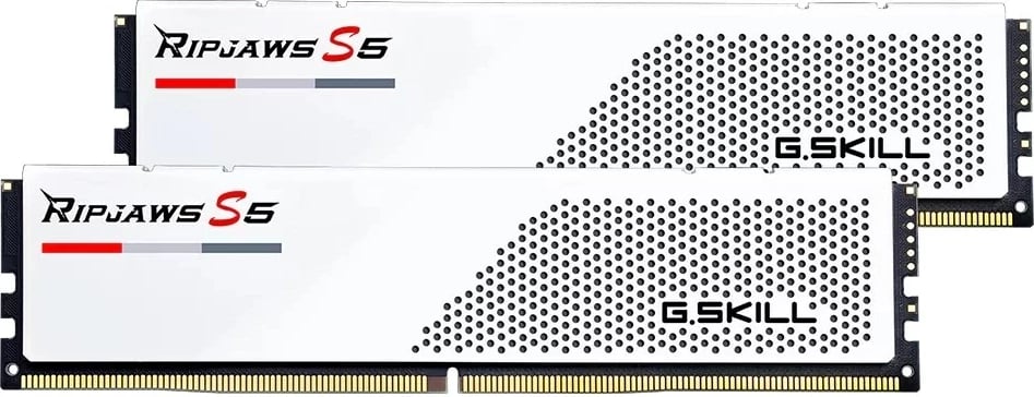 RAM Memorje G.SKILL Ripjaws S5, 96 GB (2 x 48 GB), DDR5, 5200 MHz, Bardhë