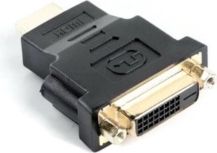 Adapter Lanberg HDMI (mashkull) në DVI-D (femër) 24+1, Single Link, i zi