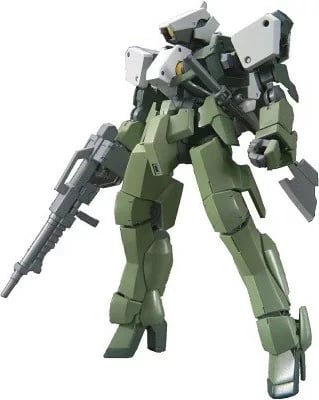 Model plastik Bandai HG 1/144 Graze Custom, koleksion, jeshile