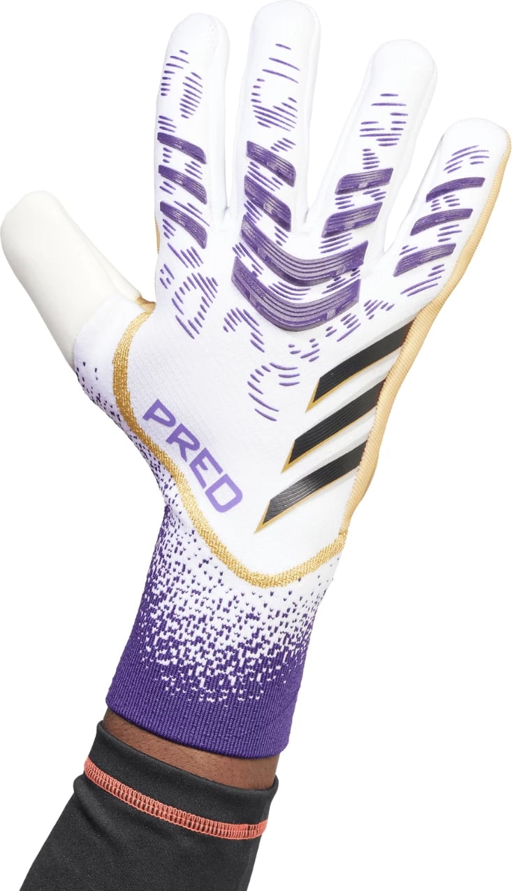 Doreza portieri adidas për meshkuj, të bardhë-lejla