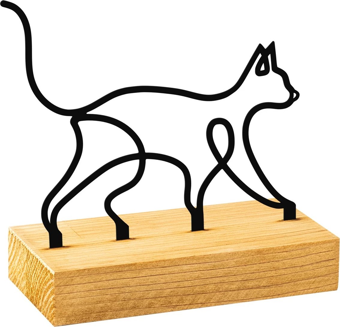 Objekt dekorativ Aberto Design, Meow, i zi