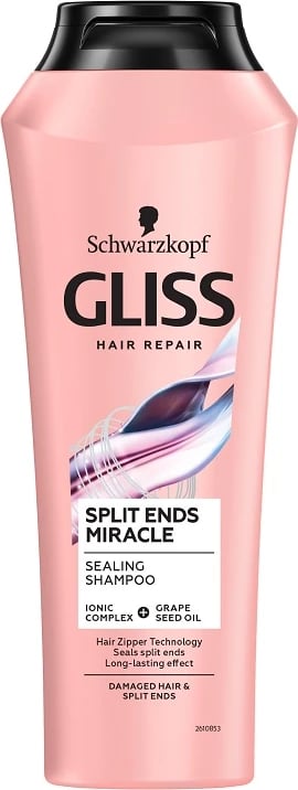 Shampon për femra Gliss Split Ends Miracle Sealing, 400ml Shampon për femra Gliss Split Ends Miracle Sealing, 400ml