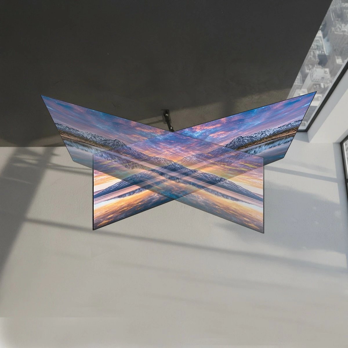 Mbajtës muri për TV/monitor Maclean MC-759 13-60\", deri 30 kg, VESA 400x400, i zi