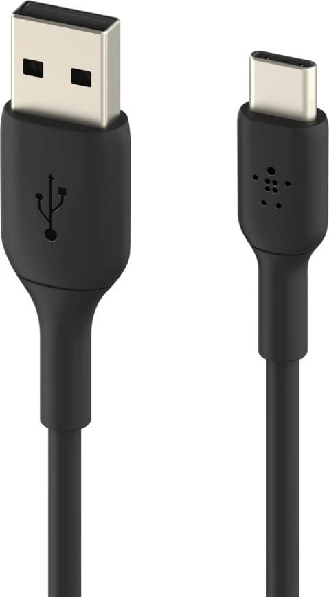 Kabllo Belkin CAB001BT1MBK, 1 m, USB A në USB C, Ngjyrë e zezë