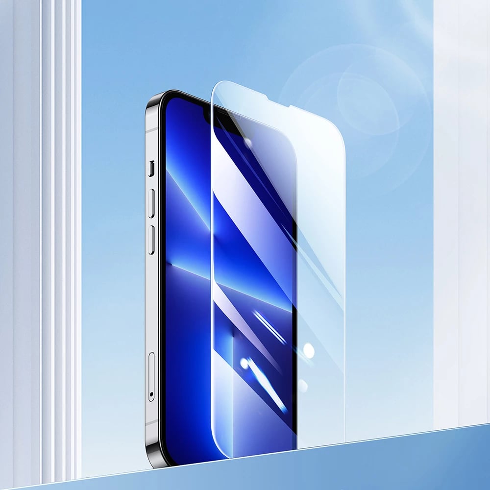 Xham mbrojtës Joyroom Knight 2.5D FS TG për iPhone 14 Plus, set prej 5 copë, Transparent