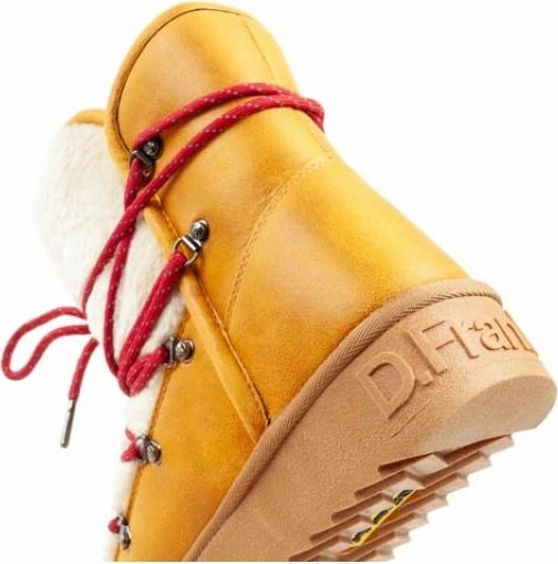 Çizme dimri për femra D.Franklin, mustard