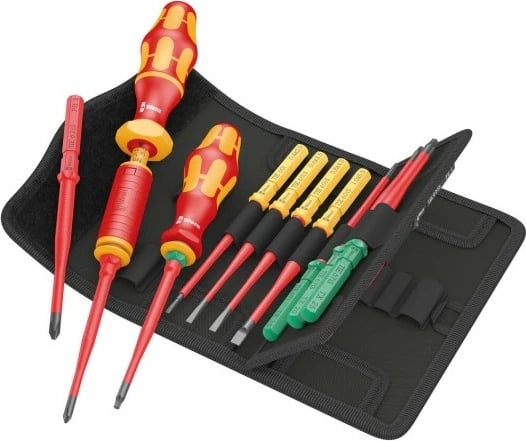 Set veglash Wera 05006609001, 16 copë, me mbështjellës, e zezë