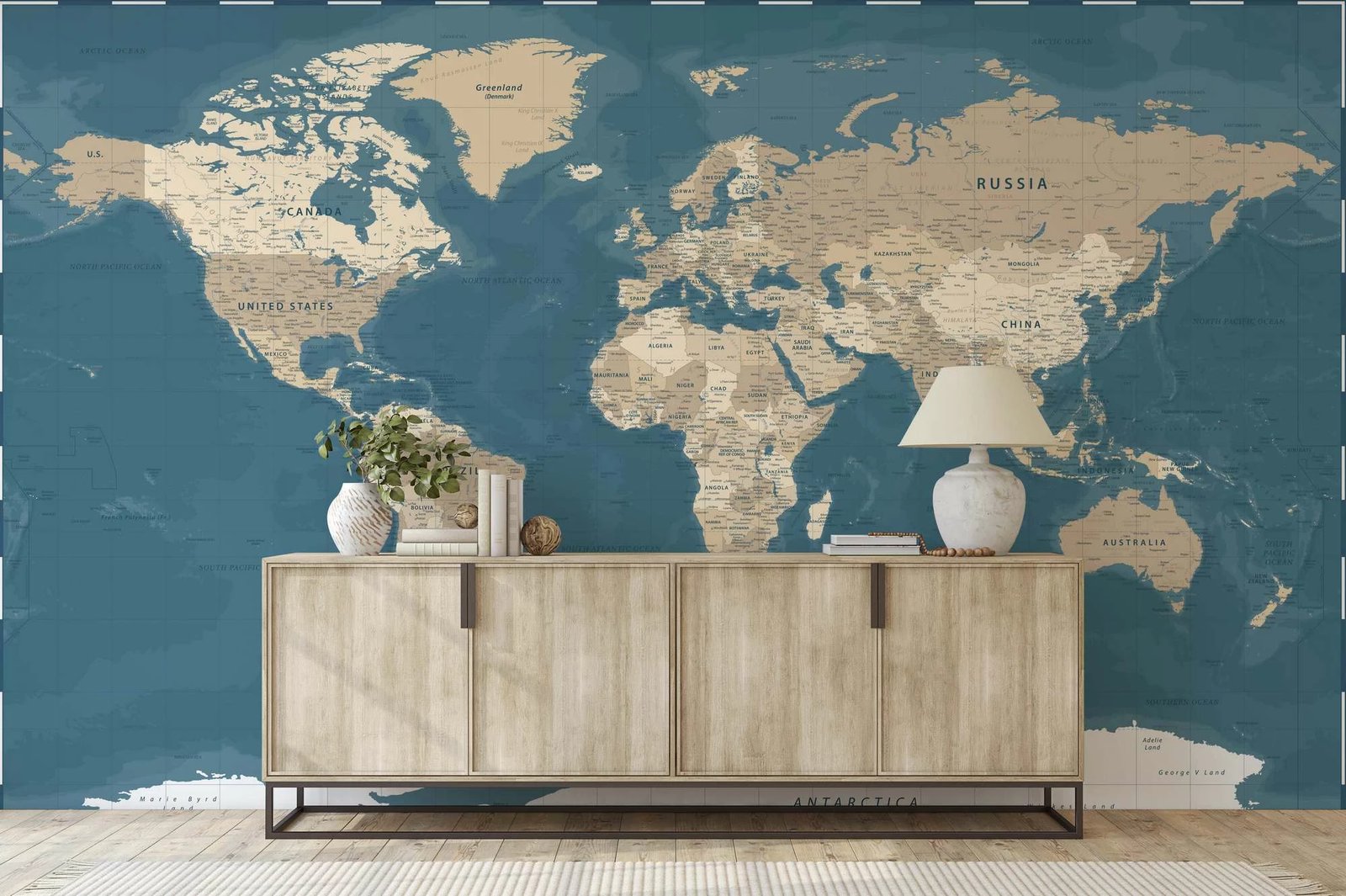 Murale muri Wallity, MDK-00135, 300x270cm