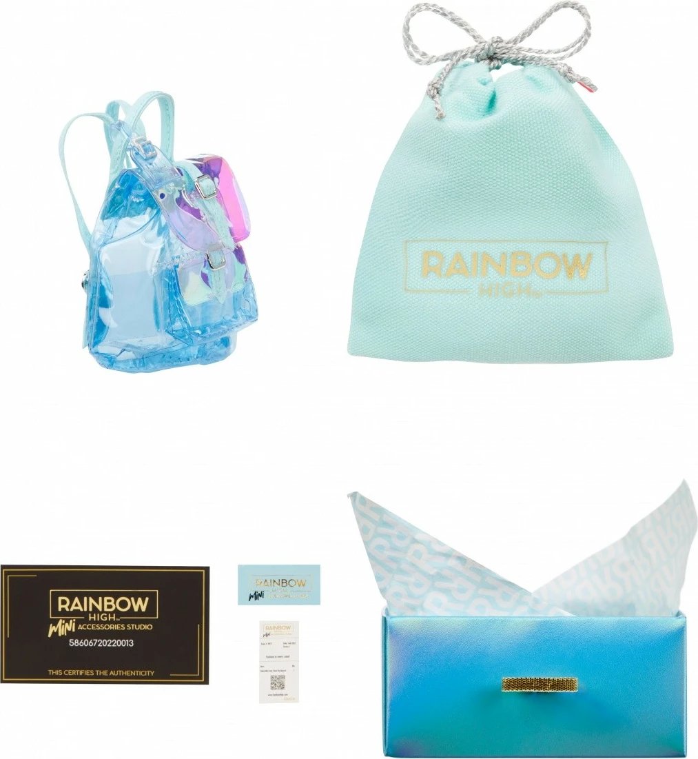 Set çanta aksesorësh Rainbow High Accessories Studio Series 1, për kukulla, Mix Set çanta aksesorësh Rainbow High Accessories Studio Series 1, për kukulla, Mix