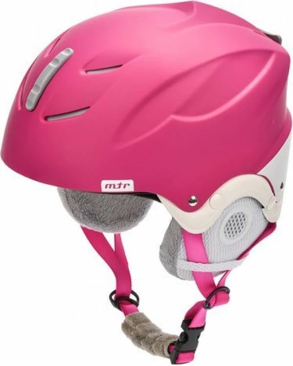 Helmetë për ski Meteor, rozë