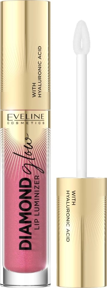 Buzëkuq gloss për femra Eveline Cosmetics Diamond Glow Lip Luminizer 09 Peach Dream 4.5ml