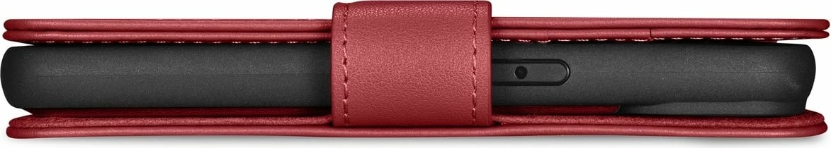 Mbështjellës iCarer Wallet Case 2in1 për iPhone 14 Pro Max, lëkurë, Anti-RFID, e kuqe
