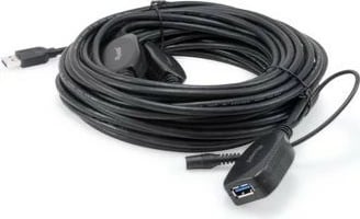 Kabllo USB zgjatëse Equip 133348, USB 3.2 Gen 1, 15m, e zezë