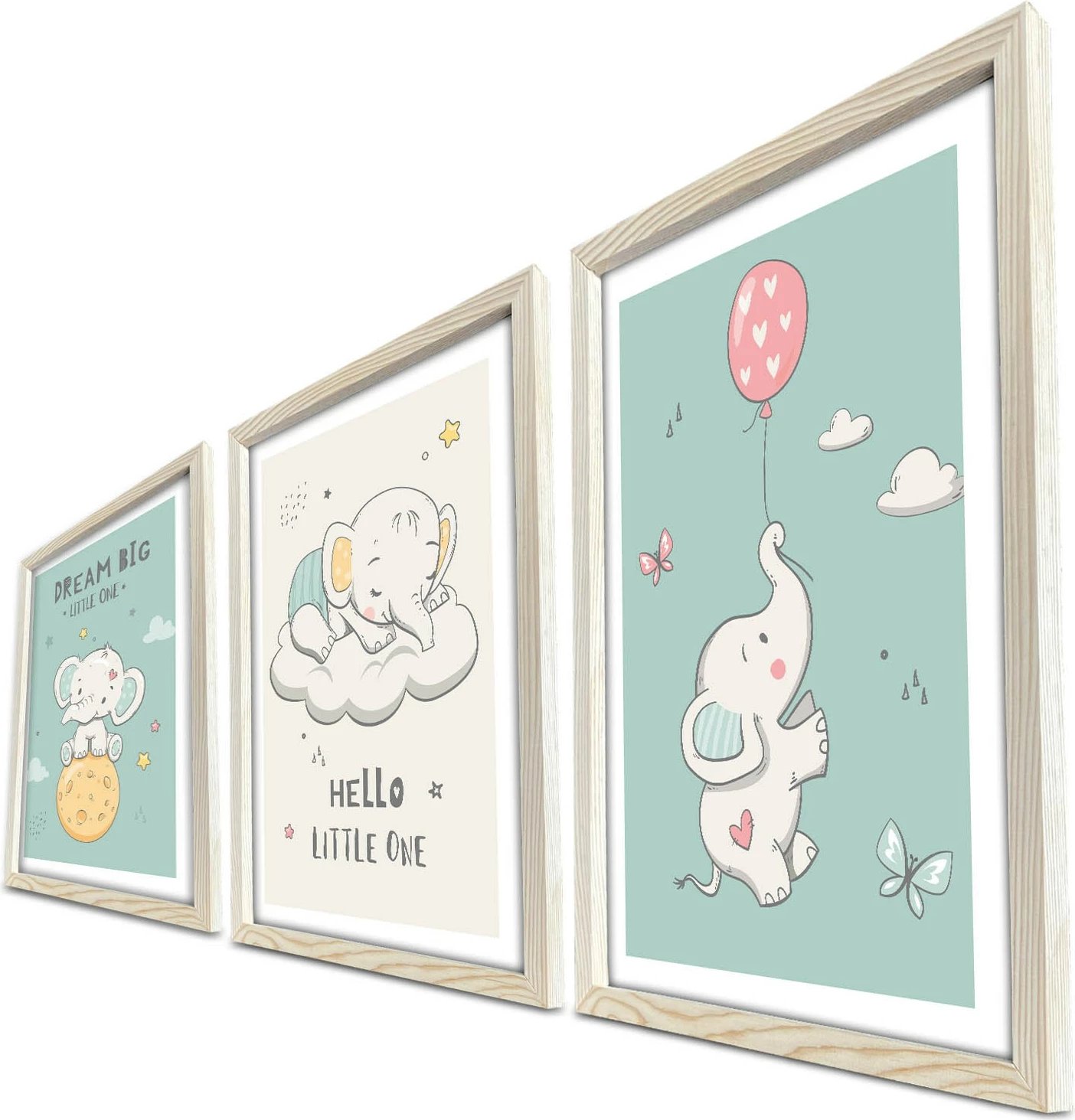 Pikturë dekorative me kornizë MDF (3 pjesë), Wallity, 3P3853KCT-001