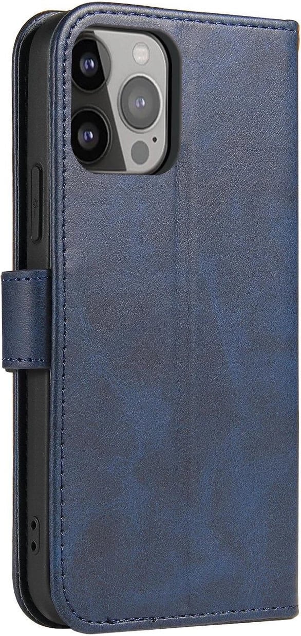 Mbështjellës magnetik me kapak Hurtel për Samsung Galaxy S24 FE, Kaltër