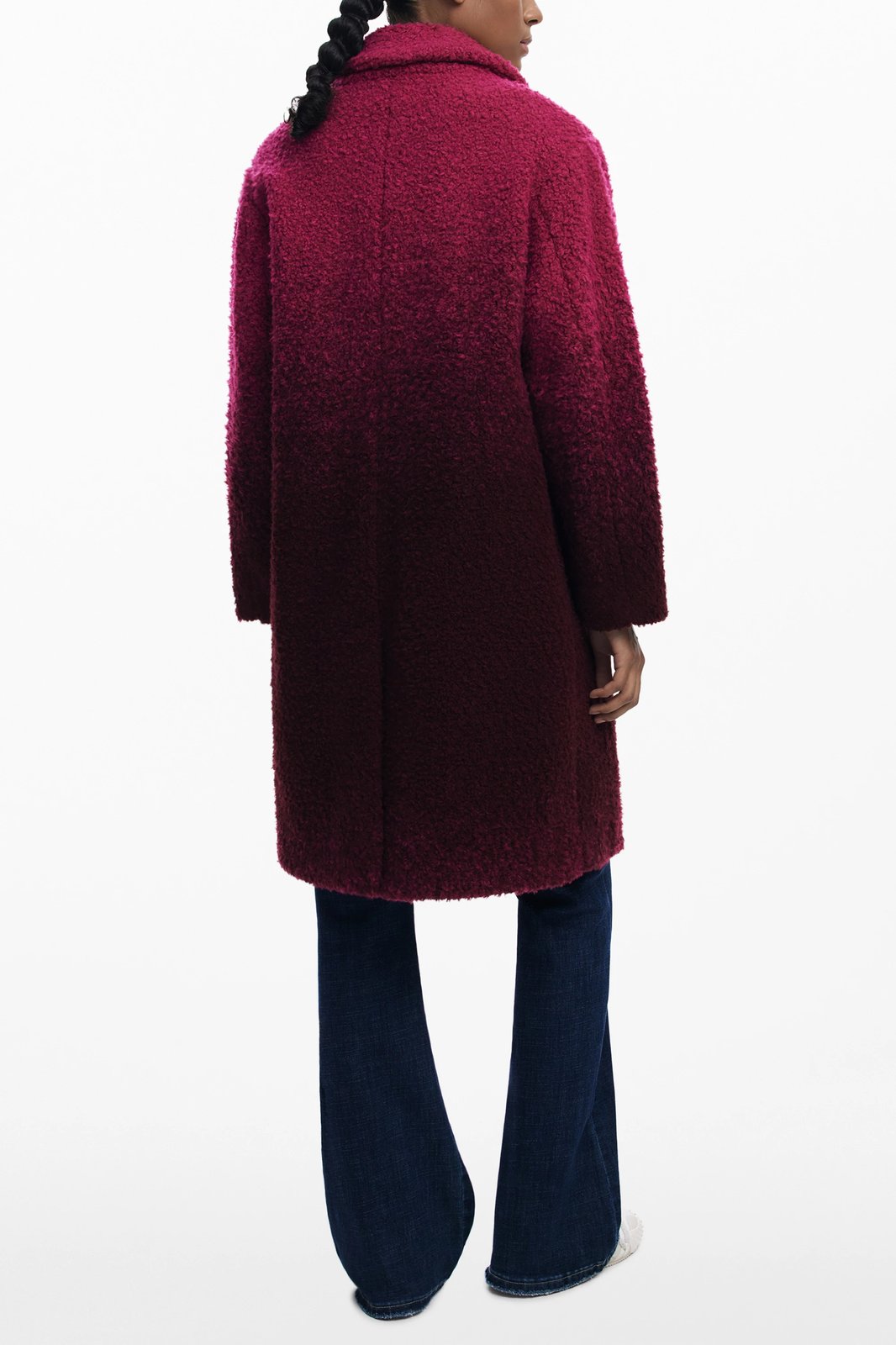 Pallto femra Desigual, rozë