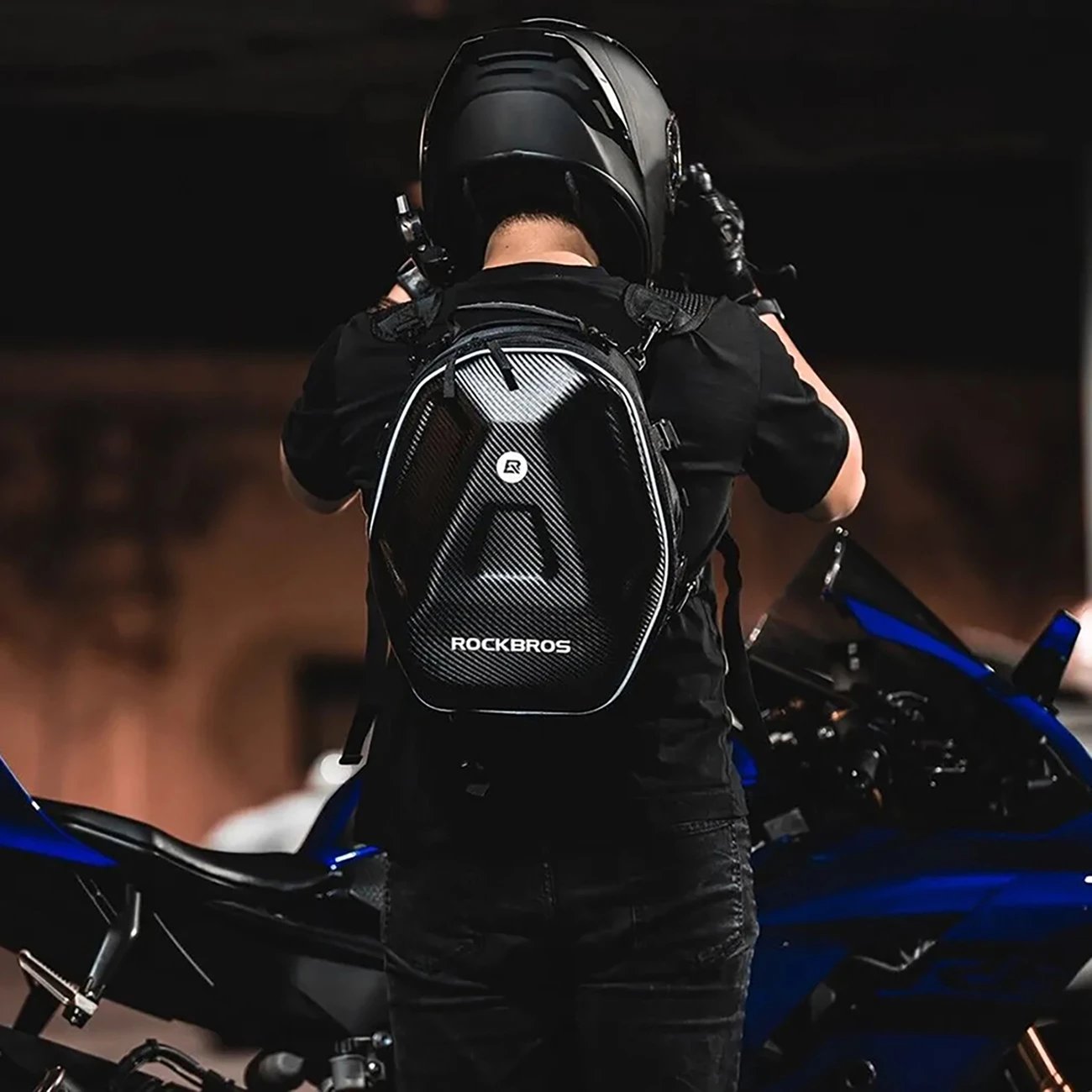 Çantë motoçiklete Rockbros 30140026001, 20-35L, e zezë