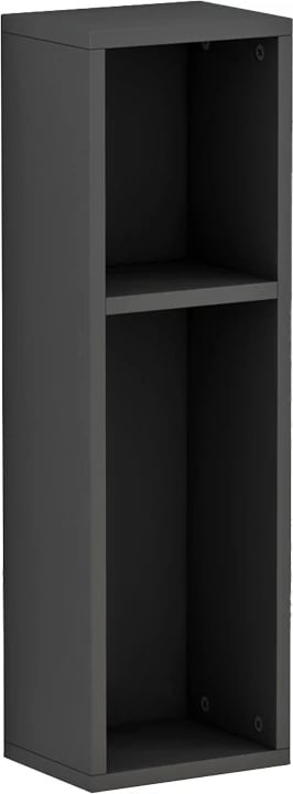 Raft muri, ngjyrë gri, 20x15x65cm