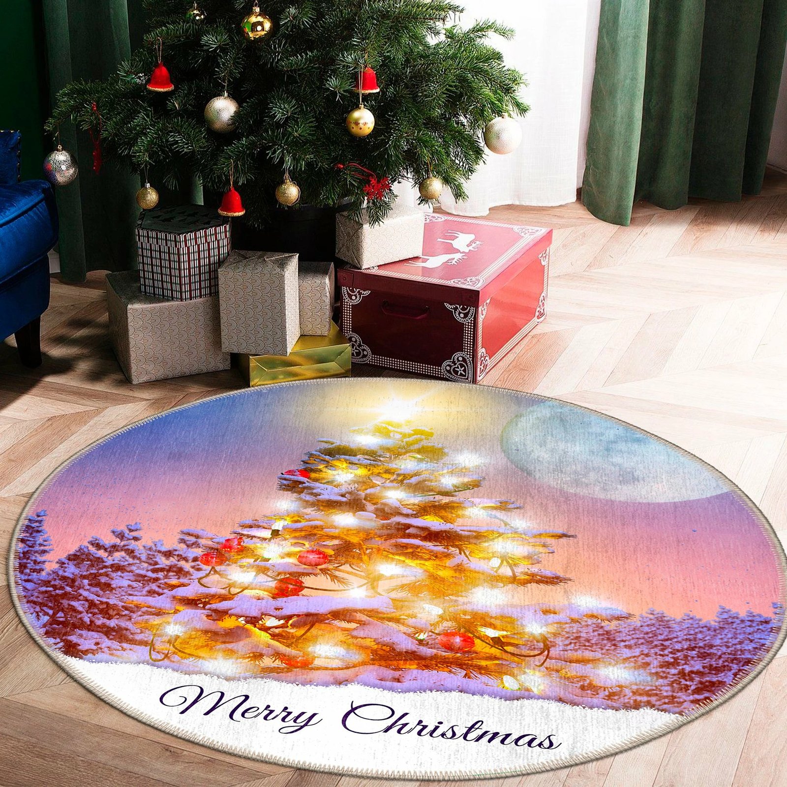 Qilim dekorativ, shumëngjyrësh, Conceptum Hypnose, Woobtny0334, 50x50cm