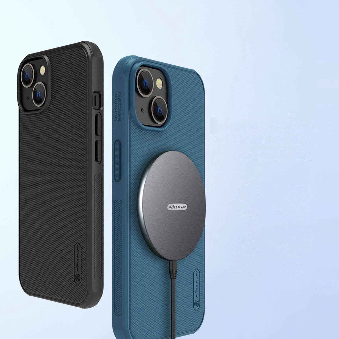 Mbështjellës Nillkin Super Frosted Shield Pro Magnetic për iPhone 14 Plus, MagSafe, i zi