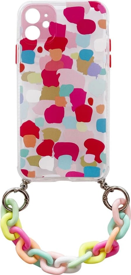 Mbështjellës Hurtel Color Chain Case për iPhone X/XS, me zinxhir, shumëngjyrësh