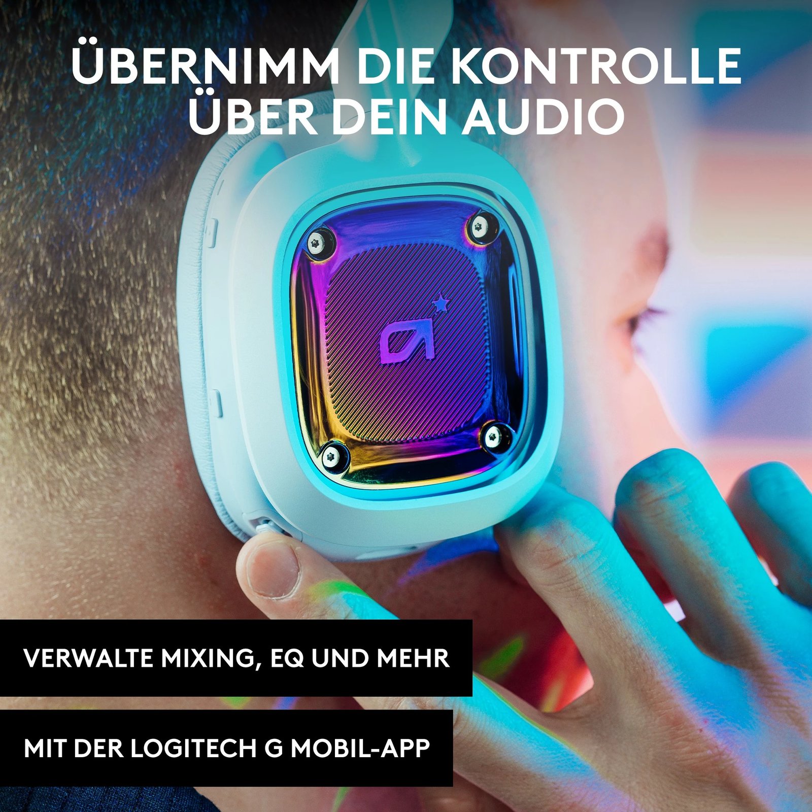 Kufje gaming ASTRO A30, Wired & Wireless, 20 - 20000 Hz, 342 g, e bardhë