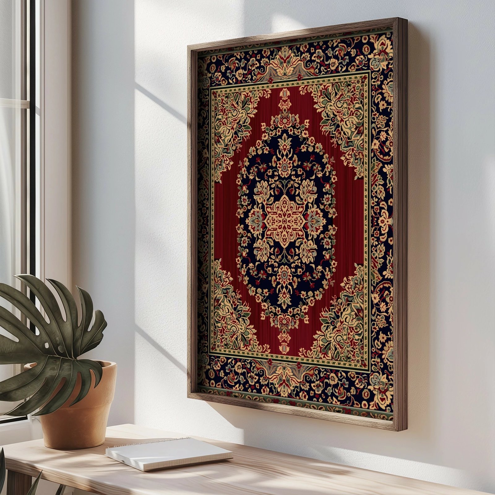 Pikturë dekorative me kornizë MDF, Wallity, TUN083-XL, shumëngjyrëshe, 50x70x3.5cm