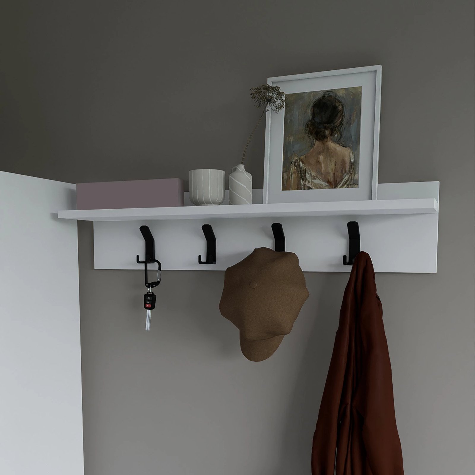 Varëse palltosh Skye Decor, Lucas 1600-149, e bardhë