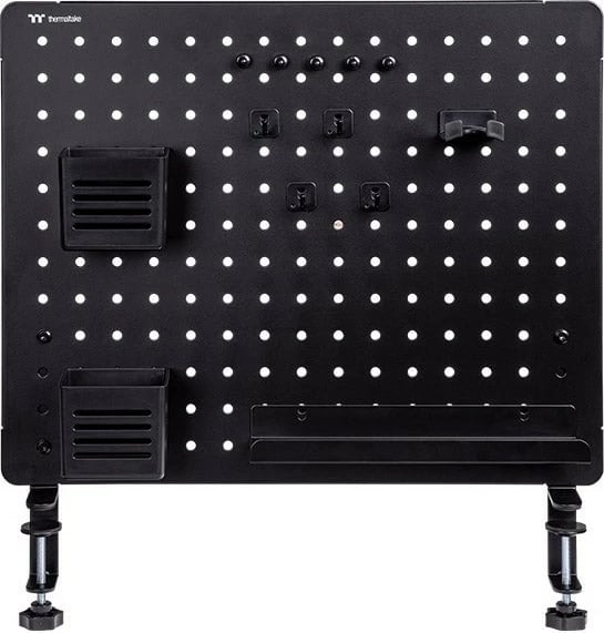 Panel organizues Thermaltake Gaming Desk Pegboard Large, çelik, i zi Panel organizues Thermaltake Gaming Desk Pegboard Large, çelik, i zi