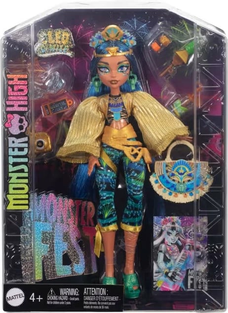 Kukull Monster High Mattel Cleo De Nile HXH81 me aksesorë