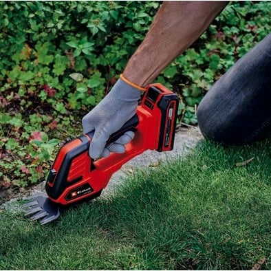 Gërshërë shkurresh Einhell GE-CG 18/100 Solo, Li-Ion 18V, e zezë/kuqe
