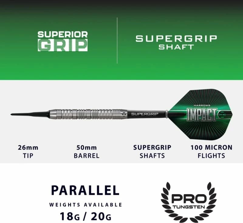 Shigjeta soft tip për dart Harrows