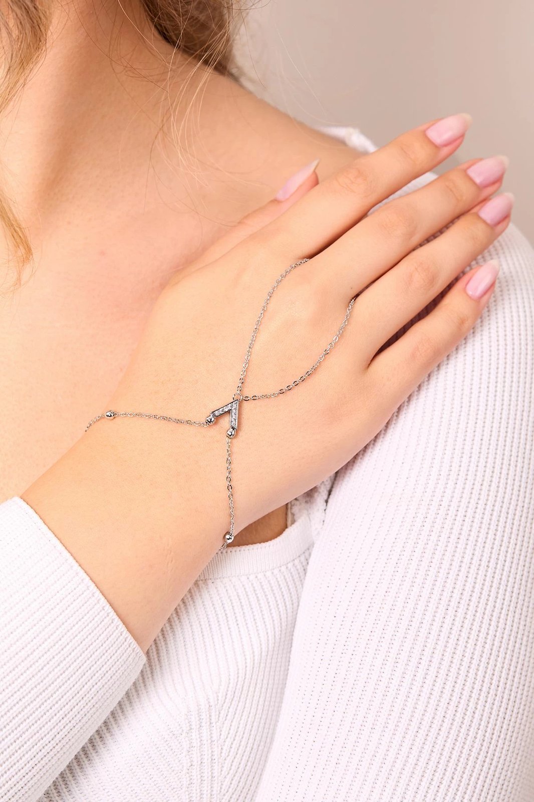 Zinxhir metalik Elika, ngjyrë argjendi, CSHM9957G