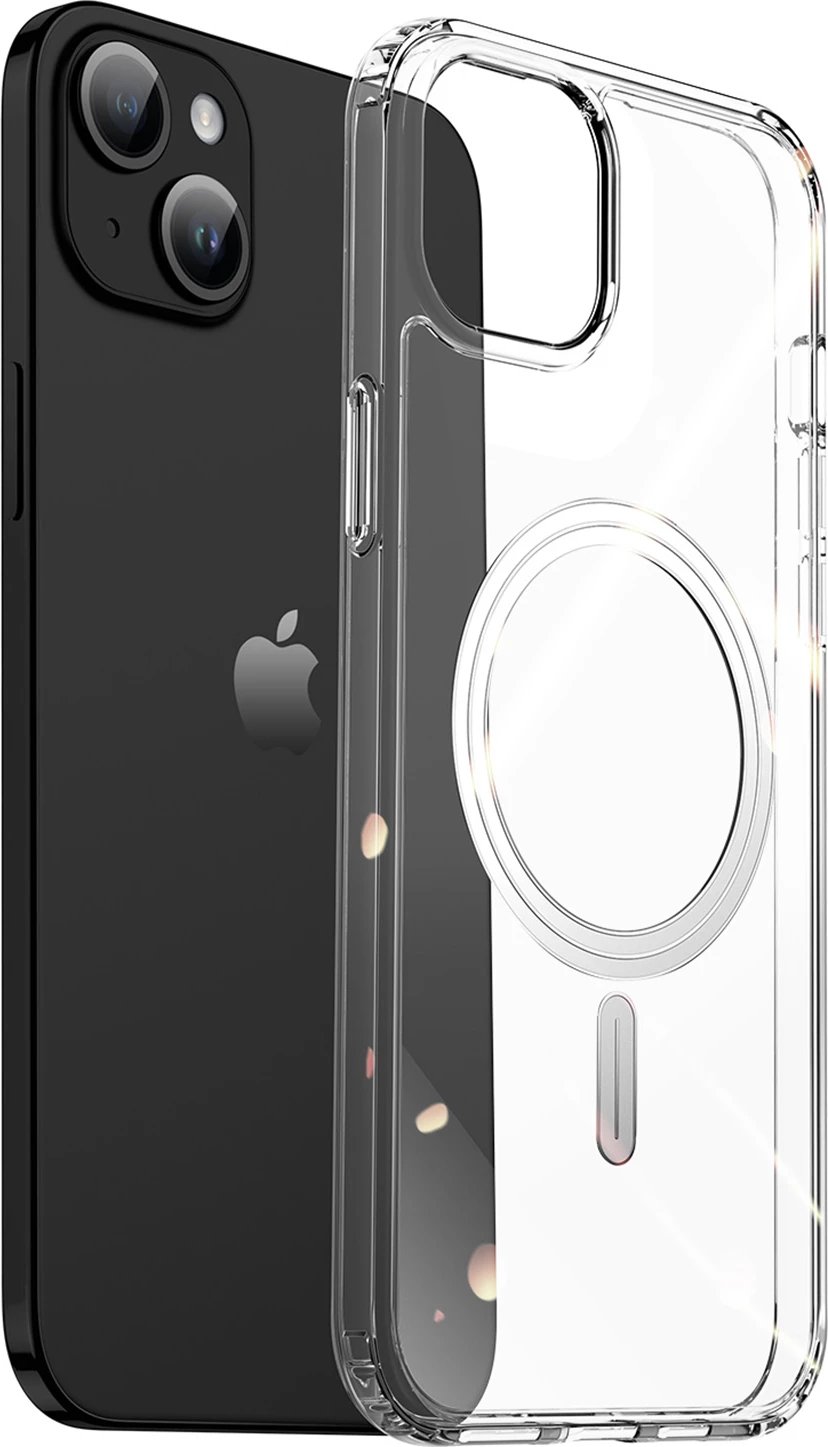 Mbështjellës Dux Ducis Clin për iPhone 15 Plus, MagSafe, Transparent