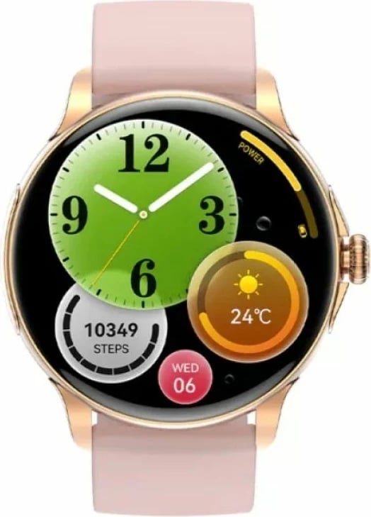 Smartwatch për femra Rubicon, rozë gold