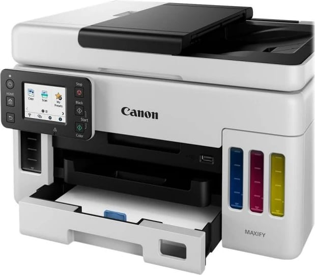 Printer multifunksional, Canon MAXIFY GX6050 (4470C006), A4, 1200 dpi, 14–16 ppm, Inkjet MegaTank