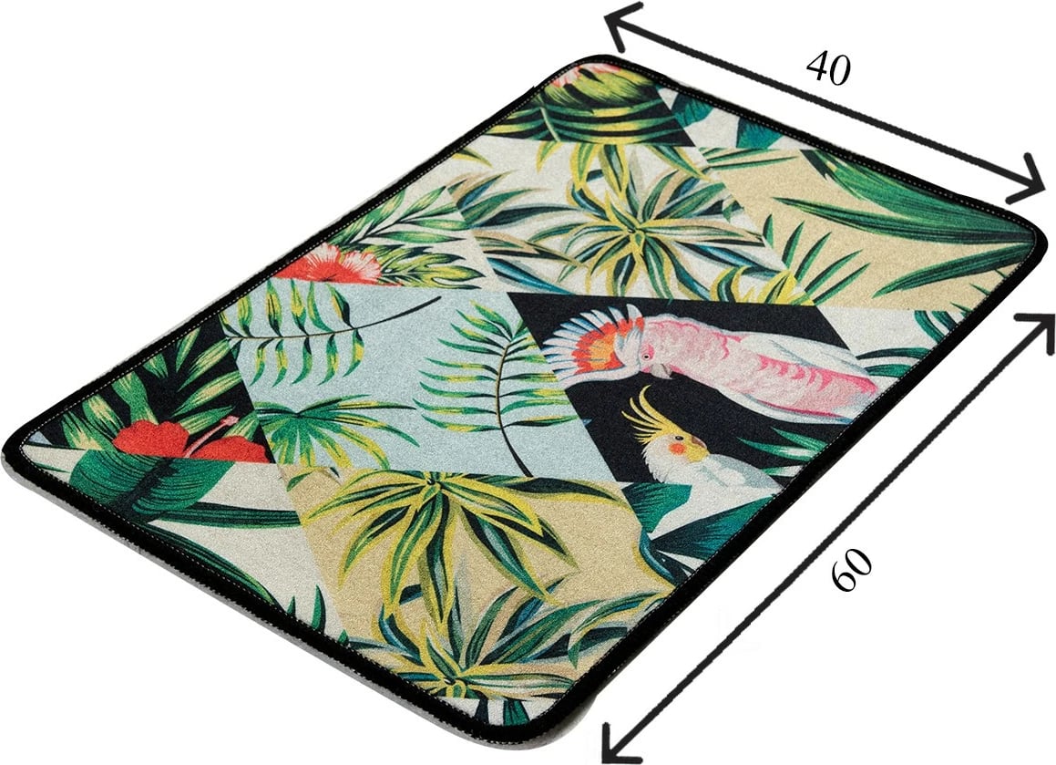 Tapet banje Mijölnir, Patch Djt, shumëngjyrësh, 40x60cm