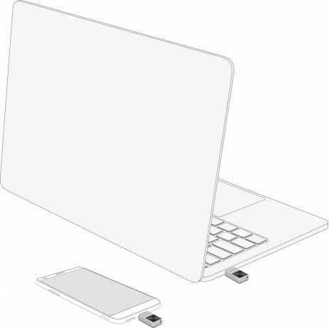 USB stick DeLOCK 64GB USB-C, metal, argjend