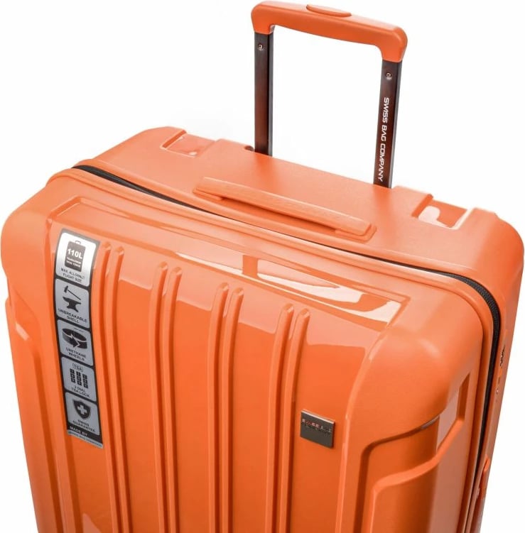 Valixhe e madhe Swissbags, portokalli