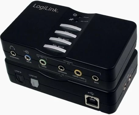 Kartë zanore USB LogiLink UA0099, 7.1 kanale, e zezë Kartë zanore USB LogiLink UA0099, 7.1 kanale, e zezë