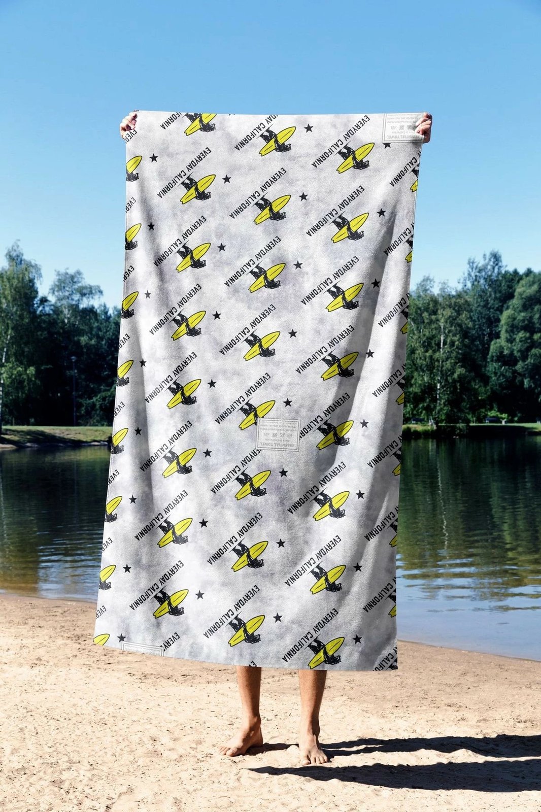 Peshqir plazhi Mijolnir, shumëngjyrësh, 90x150cm