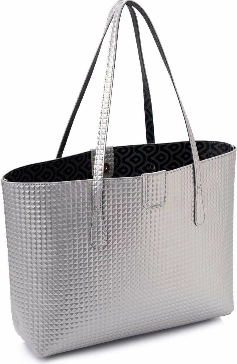 Çantë tote Lucky Bees, ngjyrë argjendi, 1238 Prm