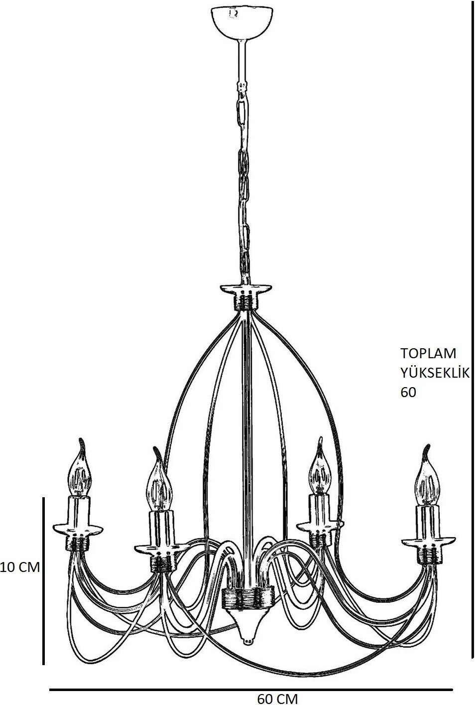 Llambadar Opviq, 7756-4, shumëngjyrësh