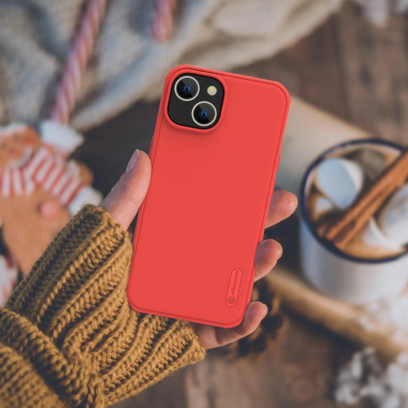 Mbështjellës Nillkin Super Frosted Shield Pro për iPhone 14 Plus, Blu
