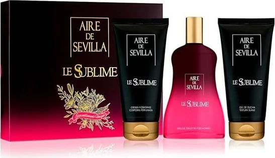 Set Eau de Toilette unisex Aire de Sevilla Le Sublime, 100ml + 150g + 100ml